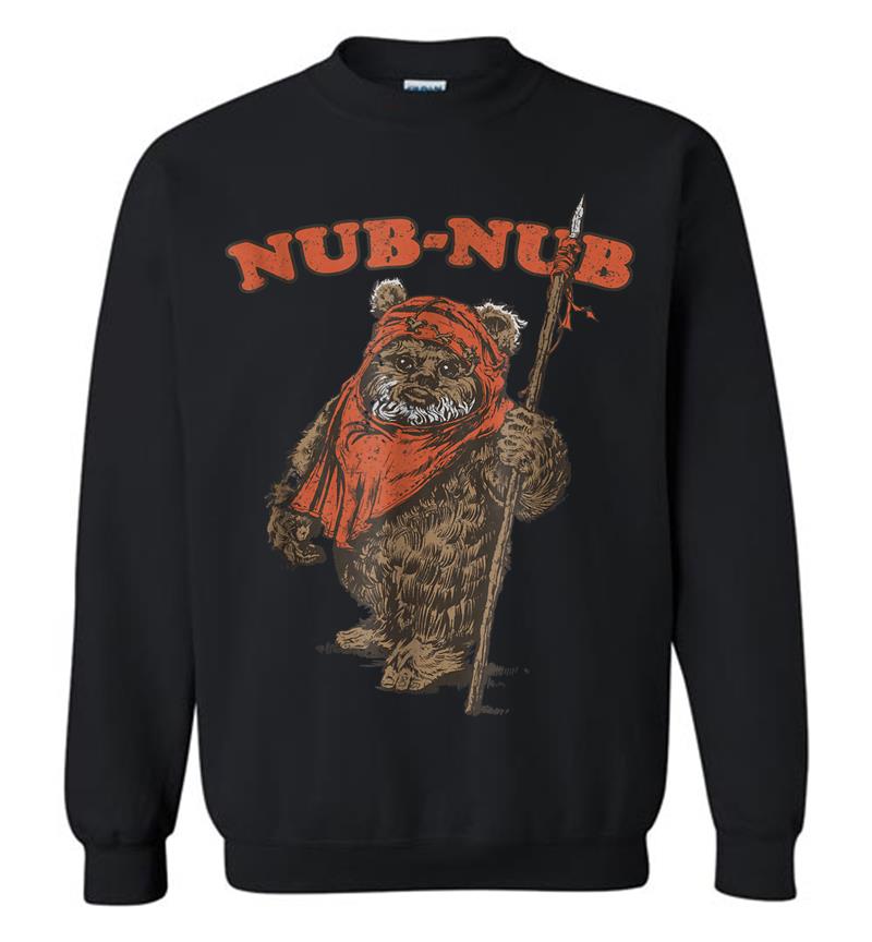 Star Wars Nub-Nub Ewok Vintage Camp Graphic Sweatshirt