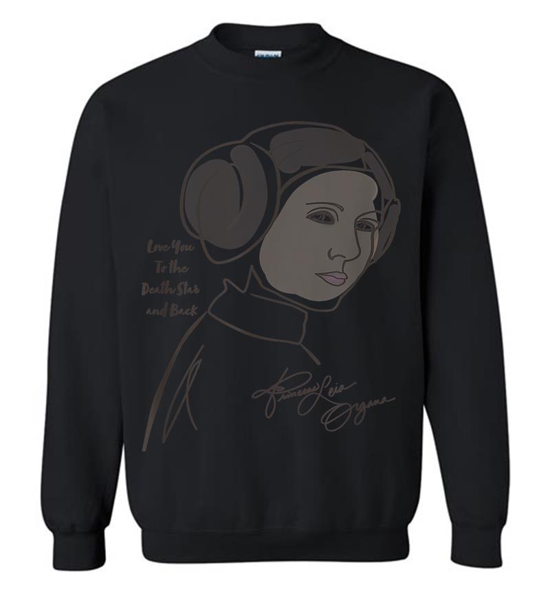 Star Wars Princess Leia Death Star Love Sweatshirt