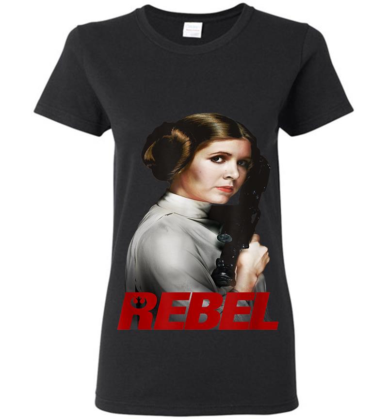 Star Wars Princess Leia Rebel With A Cause Graphic Womens T-Shirt