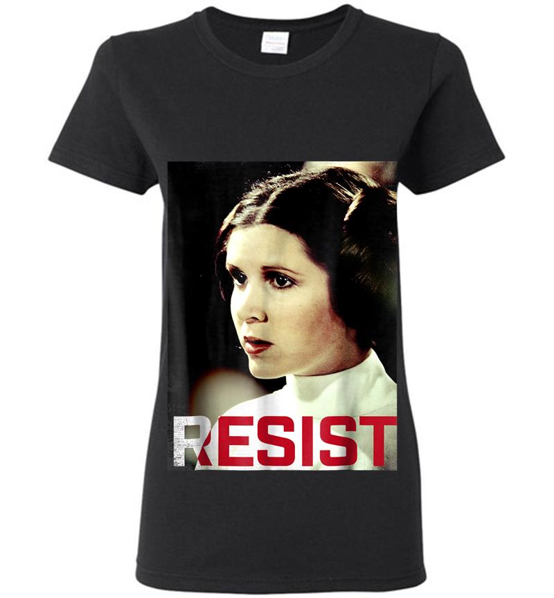Star Wars Princess Leia Resist Poster Graphic Womens T-Shirt