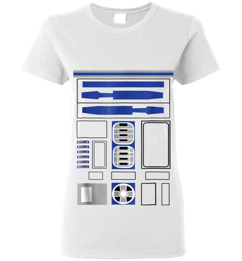 Inktee Store - Star Wars R2-D2 Costume Body Graphic Womens T-Shirt Image