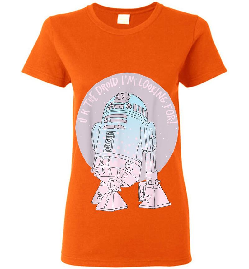 Inktee Store - Star Wars R2-D2 Droid Valentine'S Day Womens T-Shirt Image