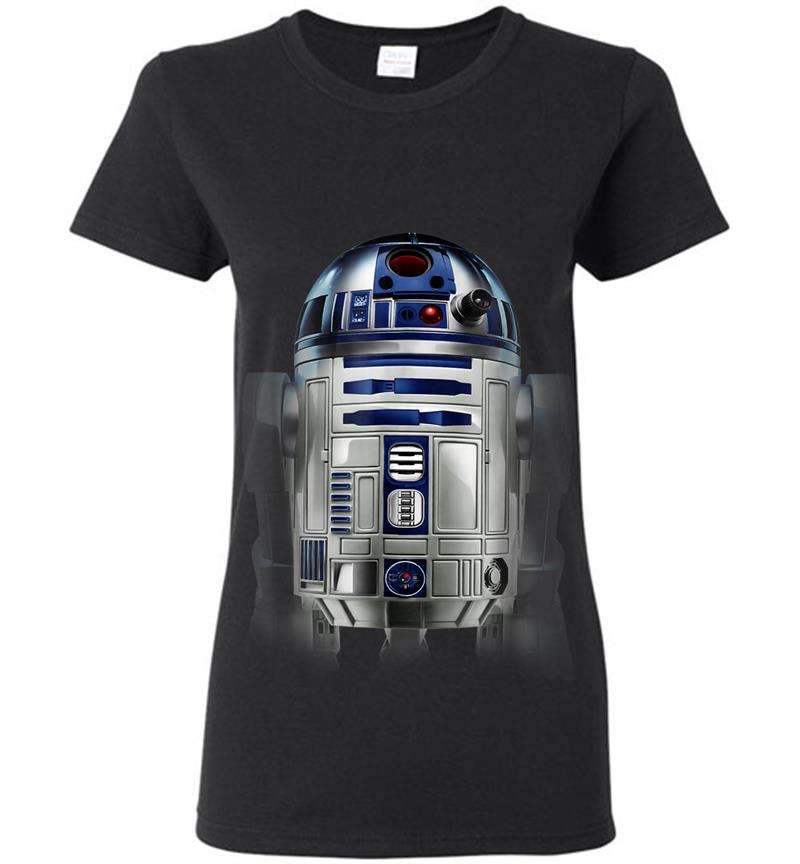 Star Wars R2-D2 Hi-Res Photo Pose Graphic Womens T-Shirt