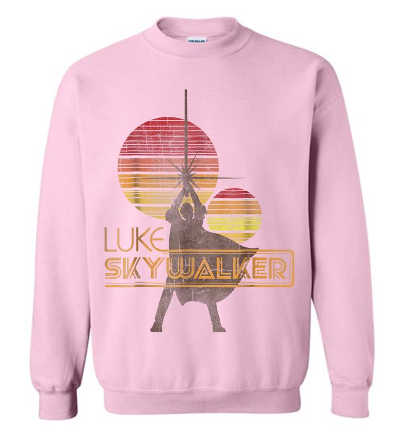 Inktee Store - Star Wars Retro Luke Skywalker Silhouette Suns Sweatshirt Image