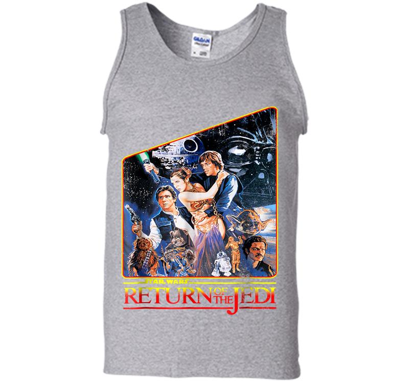 Inktee Store - Star Wars Return Of The Jedi Graphic Mens Tank Top Image