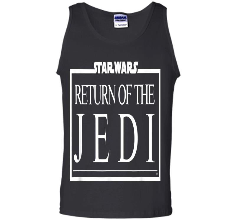 Inktee Store - Star Wars Return Of The Jedi Movie Logo Mens Tank Top Image
