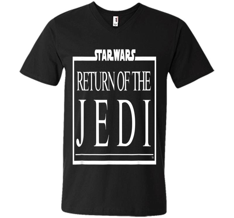 Star Wars Return Of The Jedi Movie Logo V-Neck T-Shirt