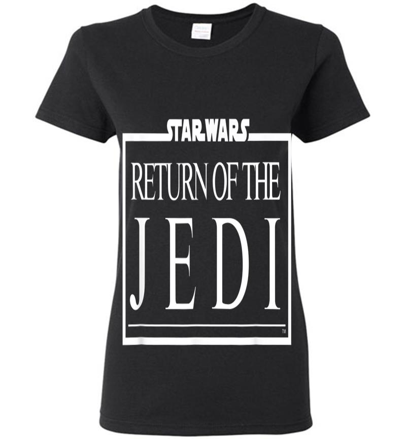 Star Wars Return Of The Jedi Movie Logo Womens T-Shirt
