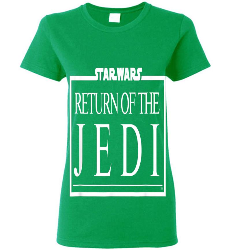 Inktee Store - Star Wars Return Of The Jedi Movie Logo Womens T-Shirt Image