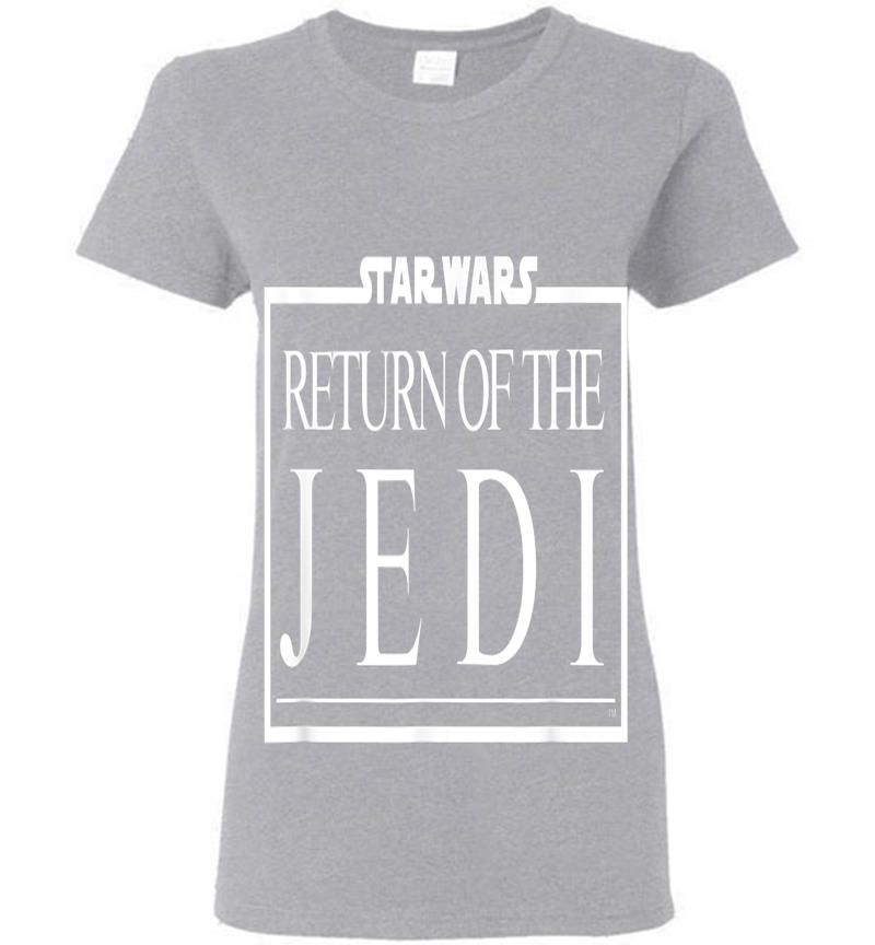 Inktee Store - Star Wars Return Of The Jedi Movie Logo Womens T-Shirt Image