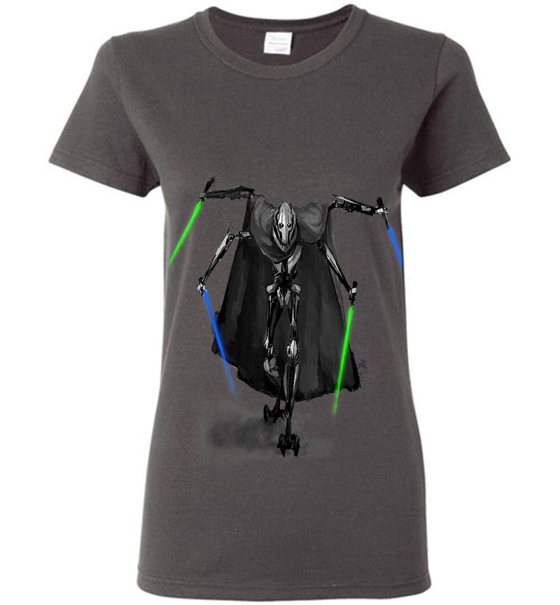 Inktee Store - Star Wars Revenge Of The Sith General Grievous Womens T-Shirt Image
