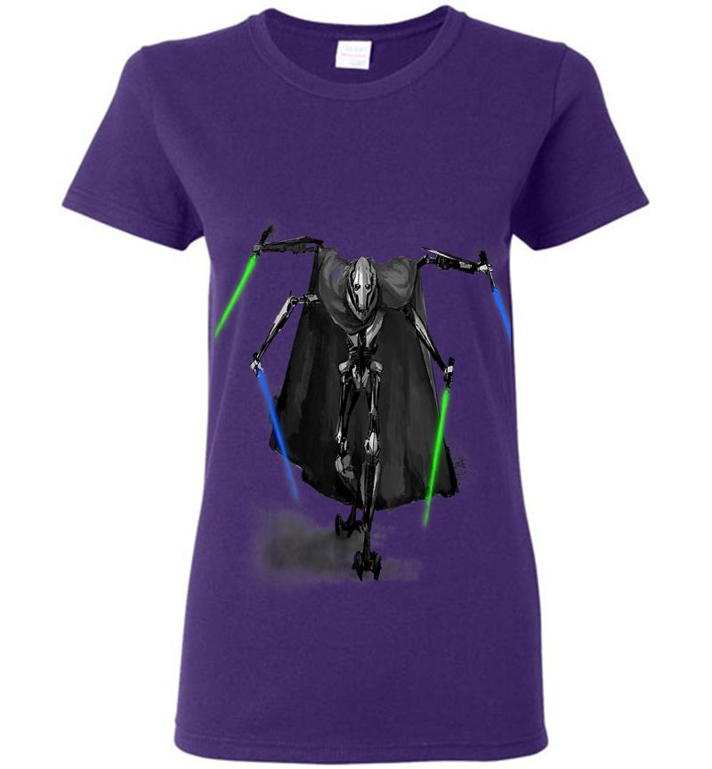 Inktee Store - Star Wars Revenge Of The Sith General Grievous Womens T-Shirt Image