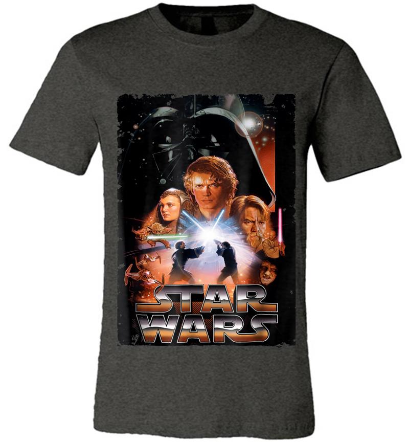 Inktee Store - Star Wars Revenge Of The Sith Movie Poster Graphic Premium T-Shirt Image