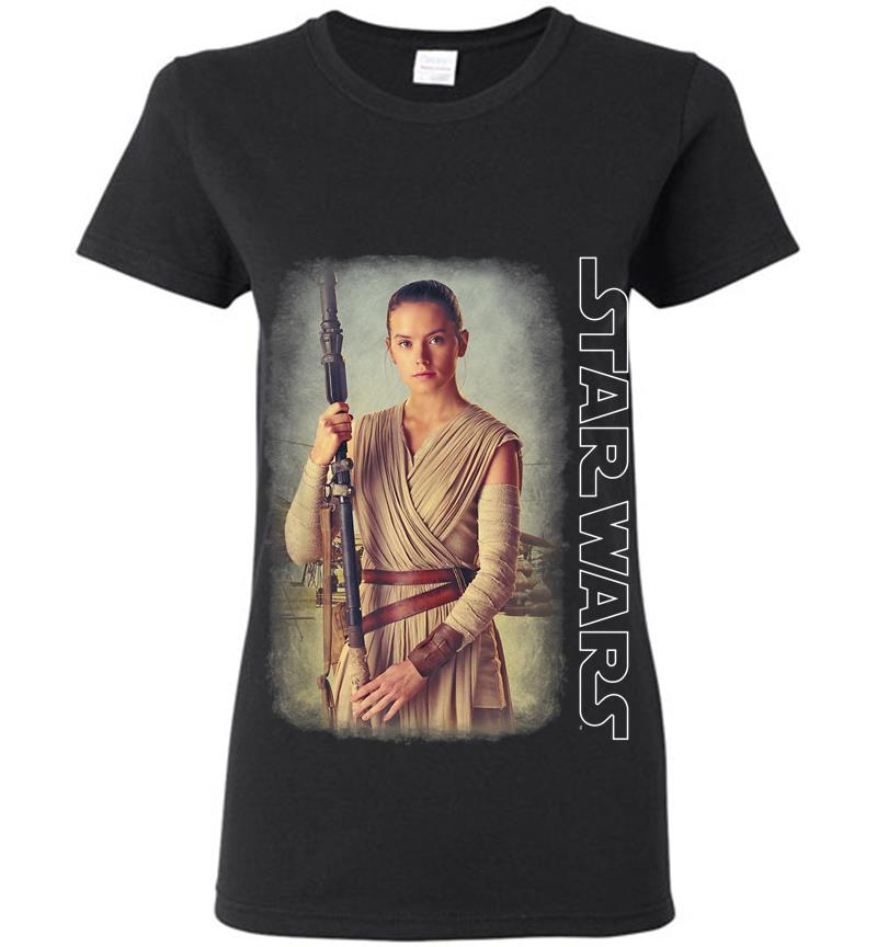 Star Wars Rey On Jakku Episode 7 Graphic Womens T-Shirt