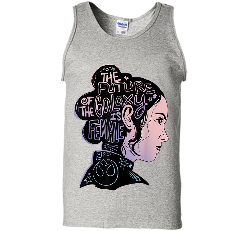 Star Wars Rey The Future Of The Galaxy Is Female Mens Tank Top