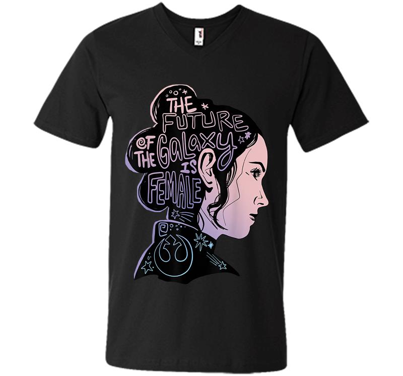 Star Wars Rey The Future Of The Galaxy Is Female V-Neck T-Shirt