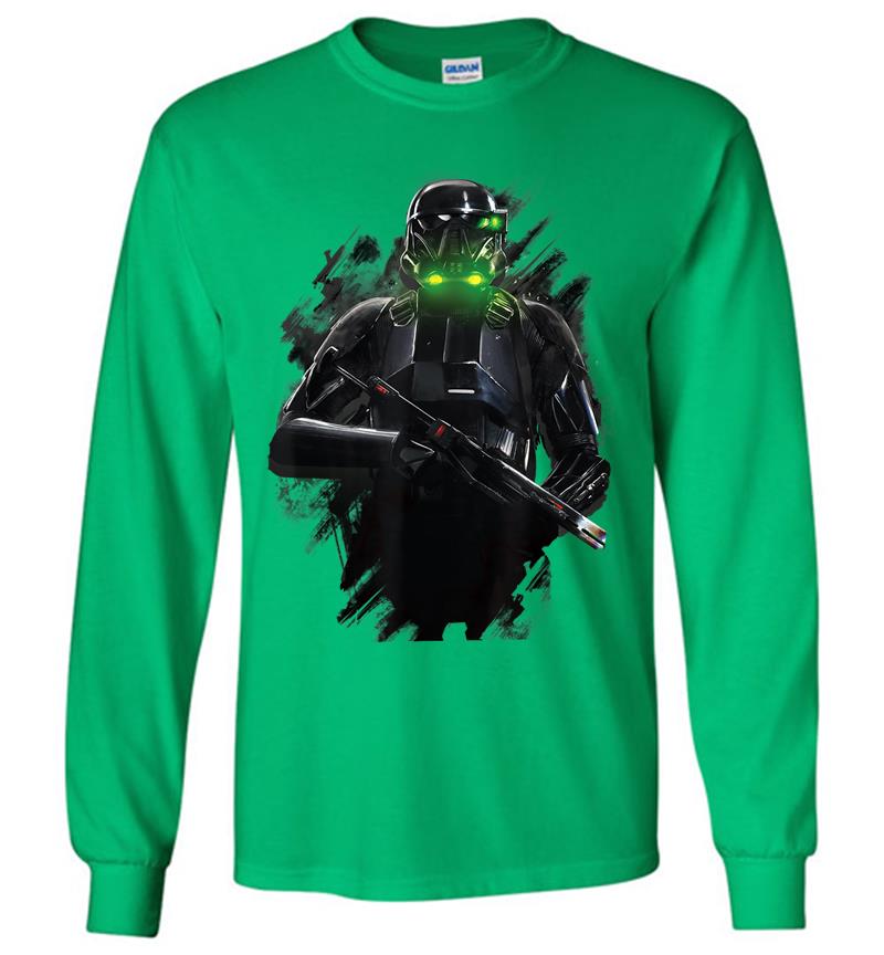 Inktee Store - Star Wars Rogue One Imperial Death Trooper Long Sleeve T-Shirt Image