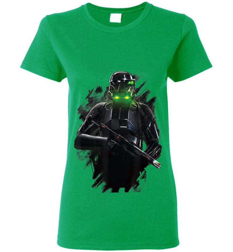 Inktee Store - Star Wars Rogue One Imperial Death Trooper Womens T-Shirt Image