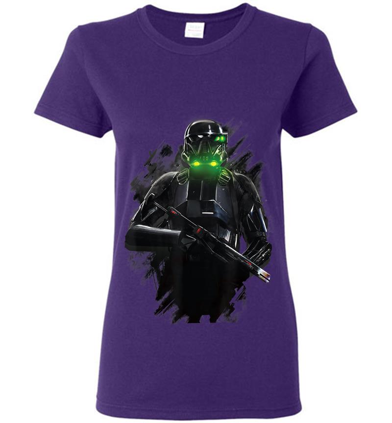 Inktee Store - Star Wars Rogue One Imperial Death Trooper Womens T-Shirt Image