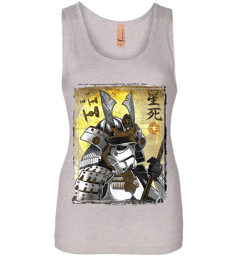 Inktee Store - Star Wars Samurai Trooper Poster Womens Jersey Tank Top Image