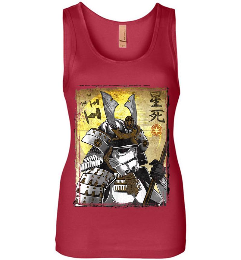 Inktee Store - Star Wars Samurai Trooper Poster Womens Jersey Tank Top Image