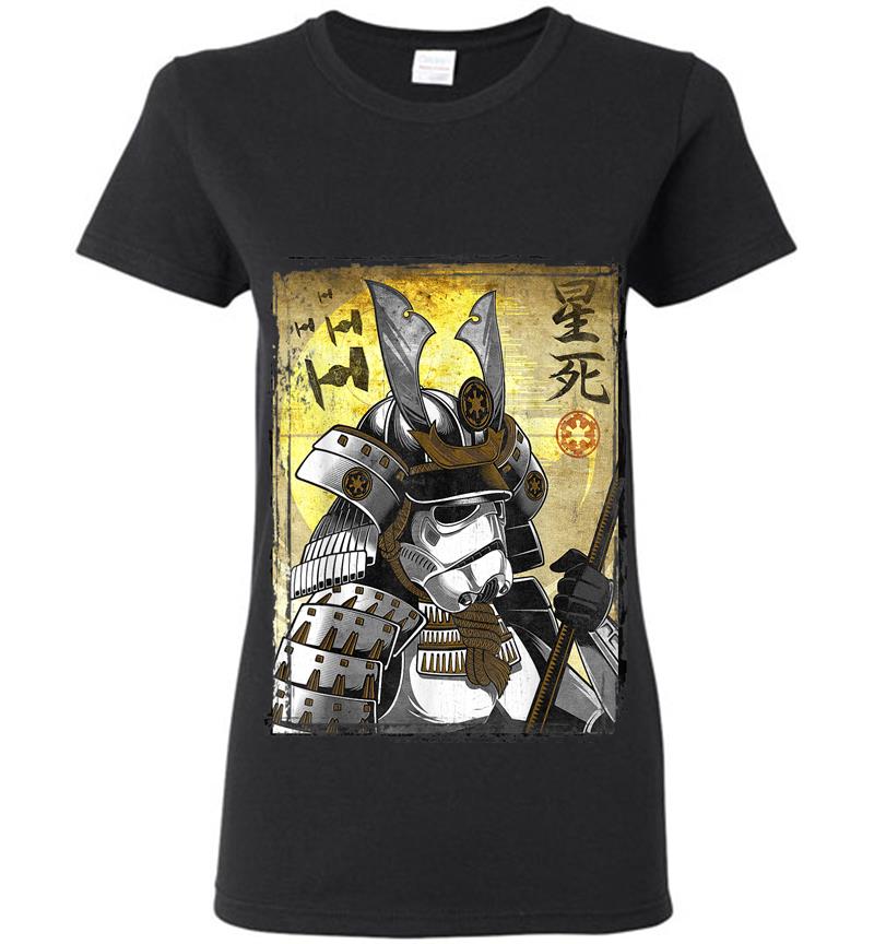 Star Wars Samurai Trooper Poster Womens T-Shirt