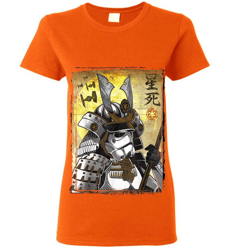 Inktee Store - Star Wars Samurai Trooper Poster Womens T-Shirt Image