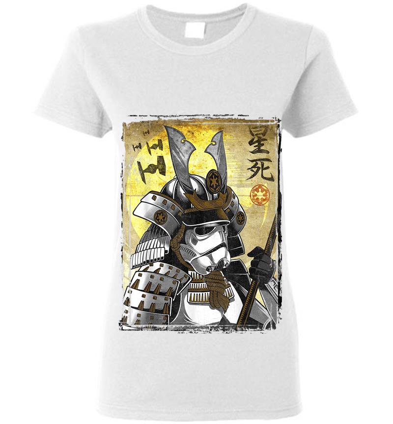 Inktee Store - Star Wars Samurai Trooper Poster Womens T-Shirt Image