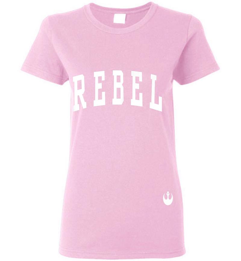 Inktee Store - Star Wars Simple Rebel Crest Logo Womens T-Shirt Image