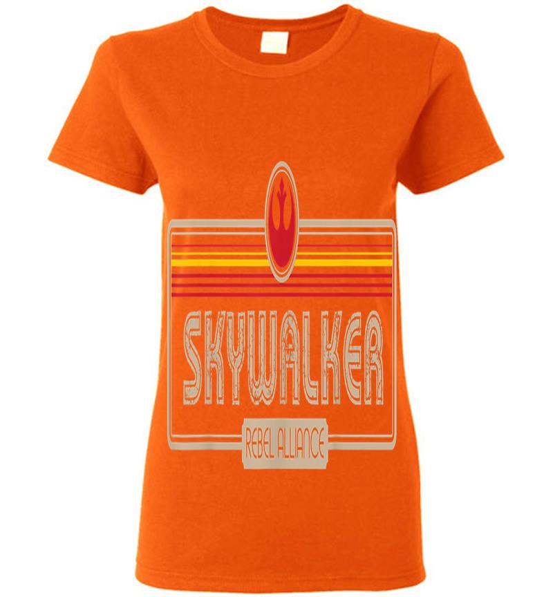 Inktee Store - Star Wars Skywalker Rebel Alliance Logo Womens T-Shirt Image