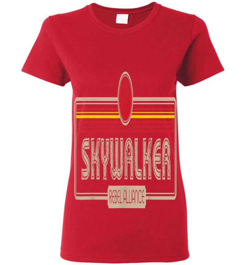 Inktee Store - Star Wars Skywalker Rebel Alliance Logo Womens T-Shirt Image