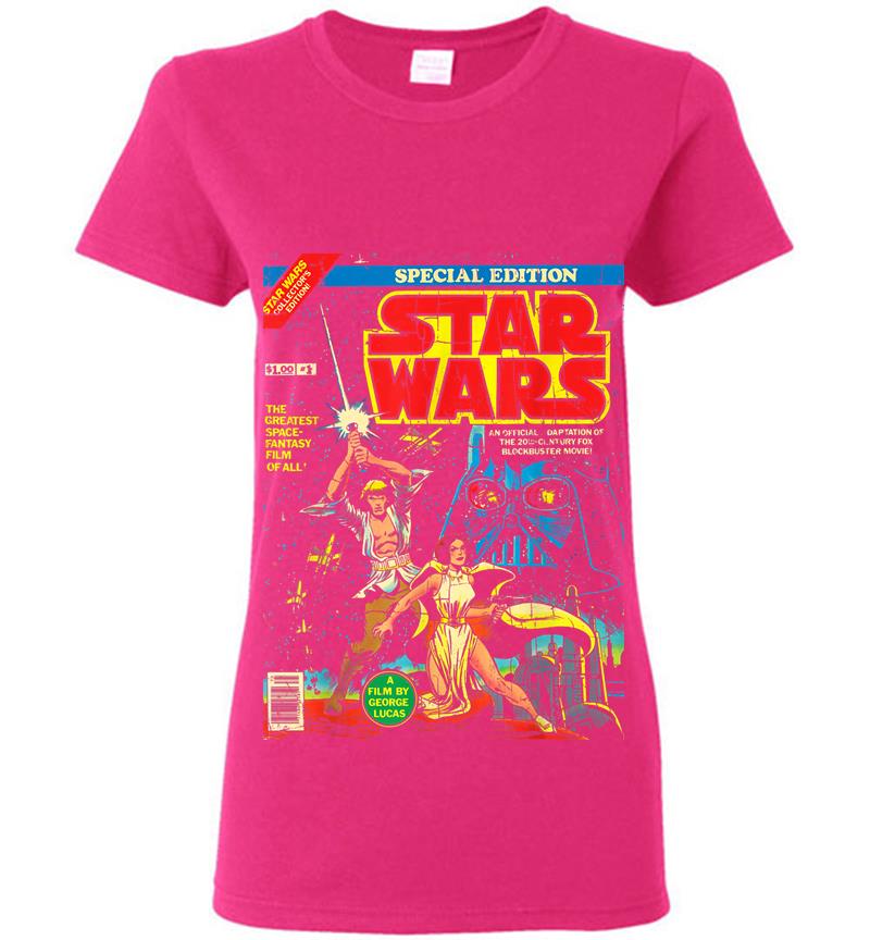Inktee Store - Star Wars Special Edition Comic Book Graphic Womens T-Shirt Image