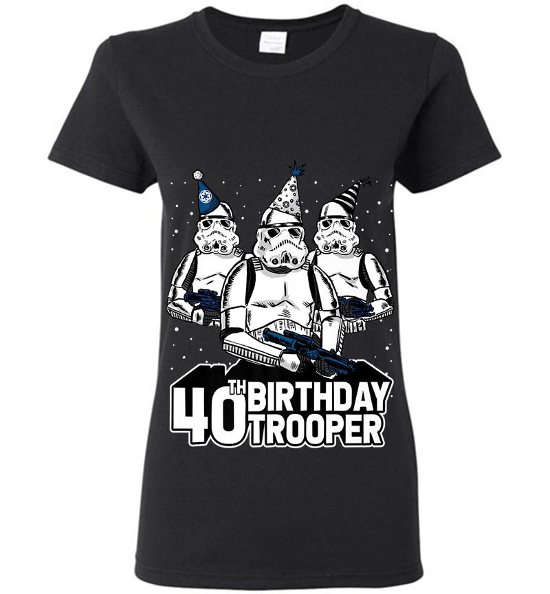 Star Wars Stormtrooper Party Hats Trio 40Th Birthday Trooper Premium Womens T-Shirt