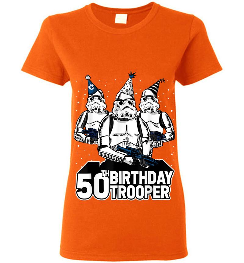 Inktee Store - Star Wars Stormtrooper Party Hats Trio 50Th Birthday Trooper Womens T-Shirt Image