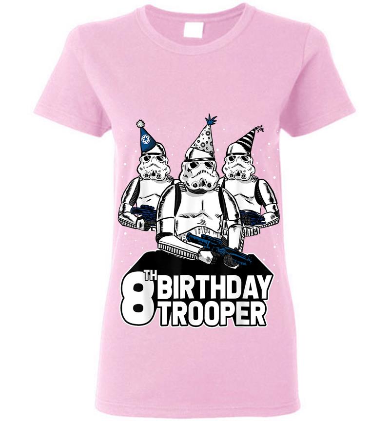 Inktee Store - Star Wars Stormtrooper Party Hats Trio 8Th Birthday Trooper Womens T-Shirt Image