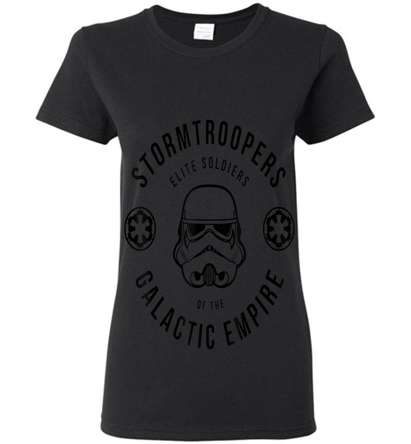 Star Wars Stormtroopers Empire Elite Collegiate Womens T-Shirt