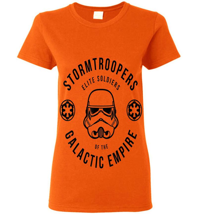 Inktee Store - Star Wars Stormtroopers Empire Elite Collegiate Womens T-Shirt Image