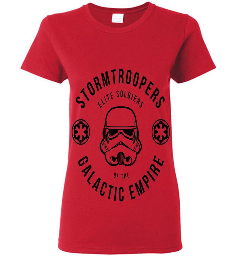Inktee Store - Star Wars Stormtroopers Empire Elite Collegiate Womens T-Shirt Image
