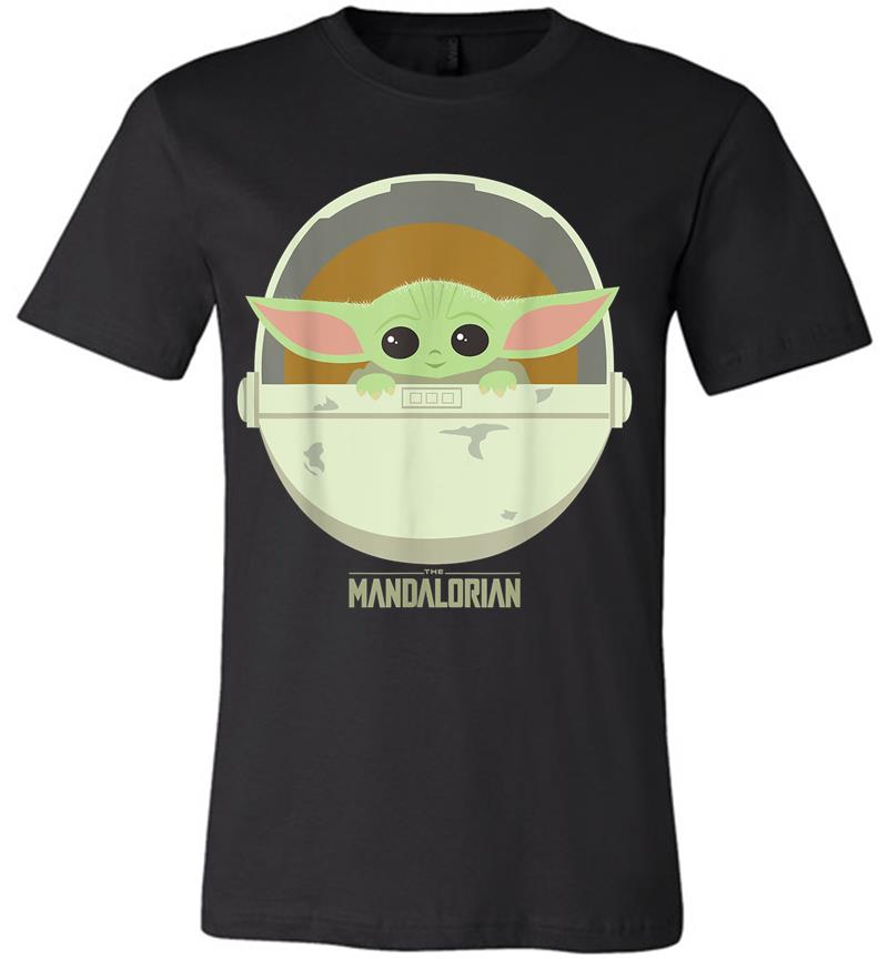 Star Wars The Mandalorian The Child Bassinet Portrait Premium T-shirt