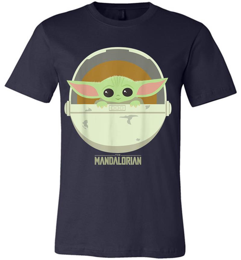Inktee Store - Star Wars The Mandalorian The Child Bassinet Portrait Premium T-Shirt Image