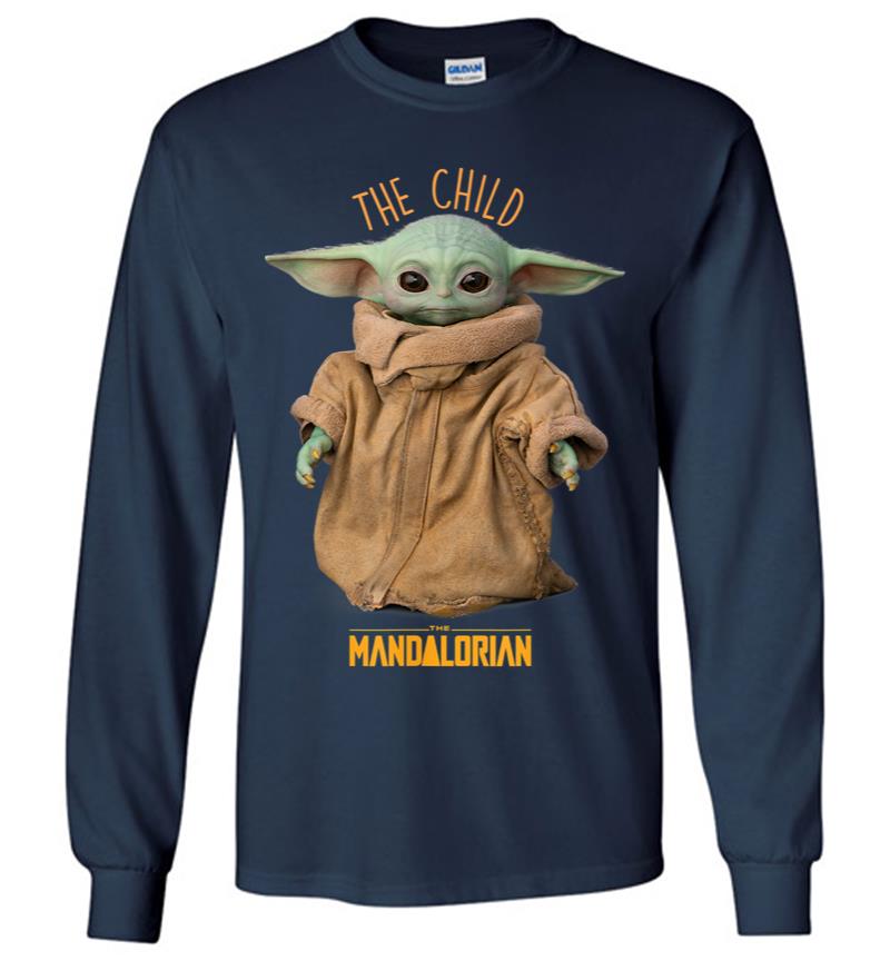 Inktee Store - Star Wars The Mandalorian The Child Cute Long Sleeve T-Shirt Image
