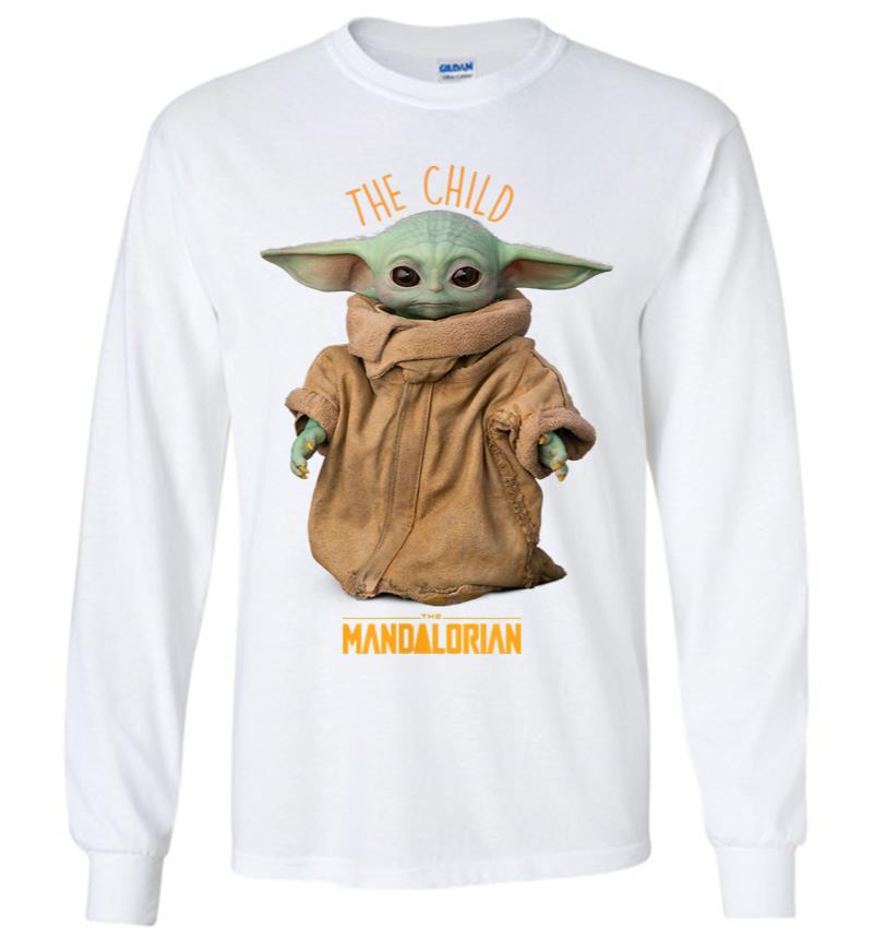 Inktee Store - Star Wars The Mandalorian The Child Cute Long Sleeve T-Shirt Image