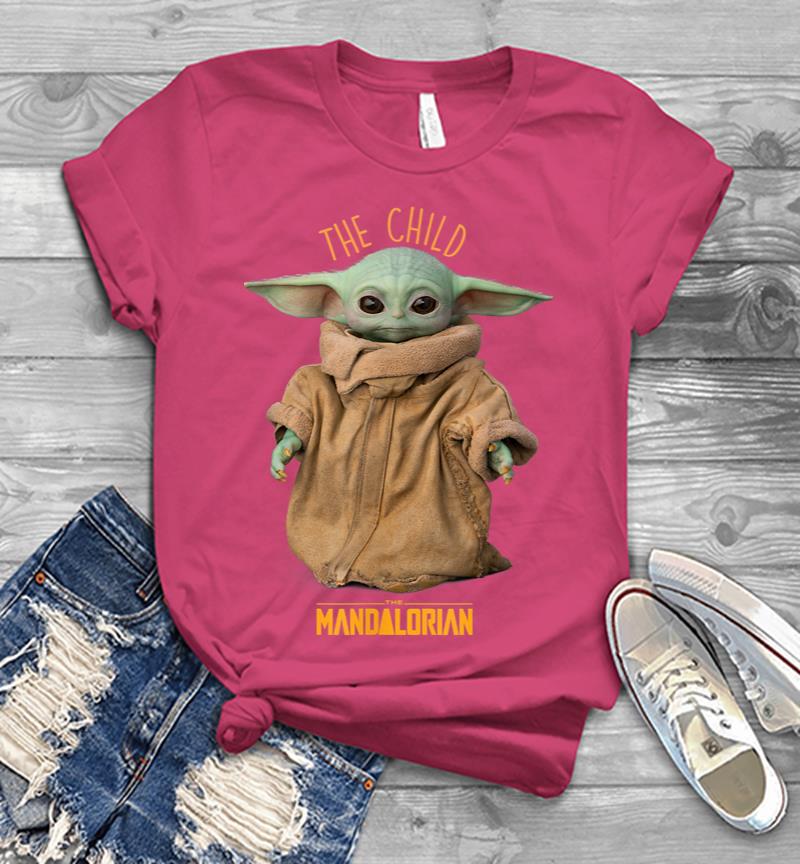Inktee Store - Star Wars The Mandalorian The Child Cute Men T-Shirt Image