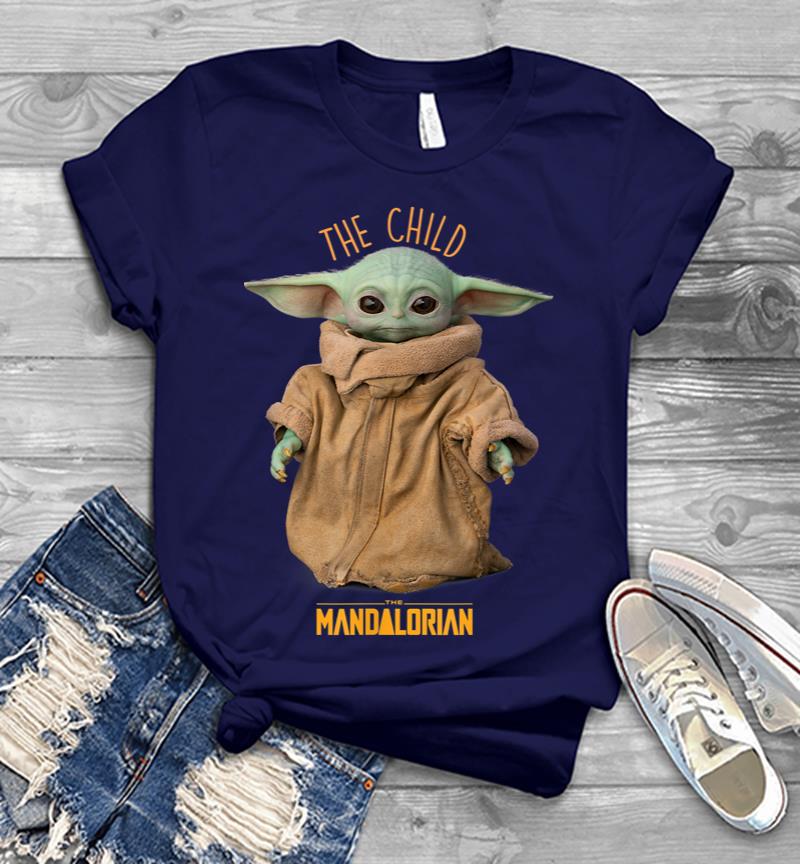 Inktee Store - Star Wars The Mandalorian The Child Cute Men T-Shirt Image