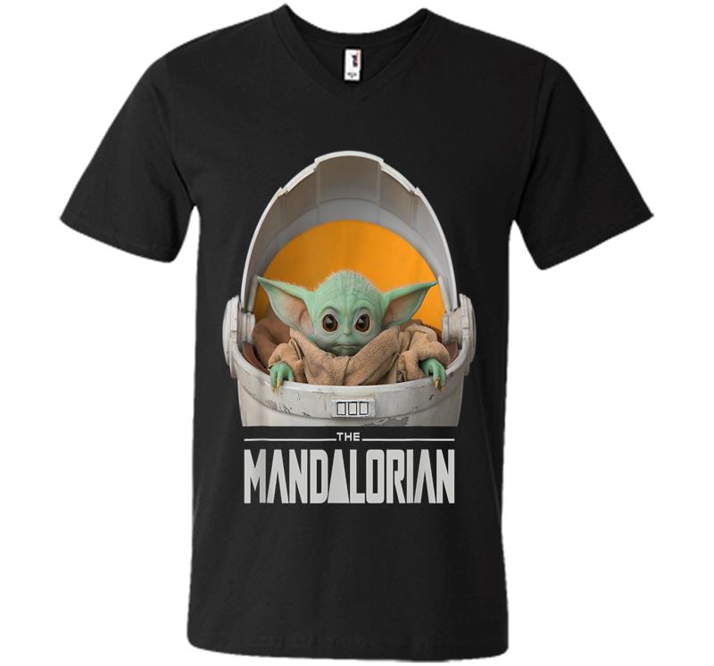 Star Wars The Mandalorian The Child Floating Pod V-neck T-shirt