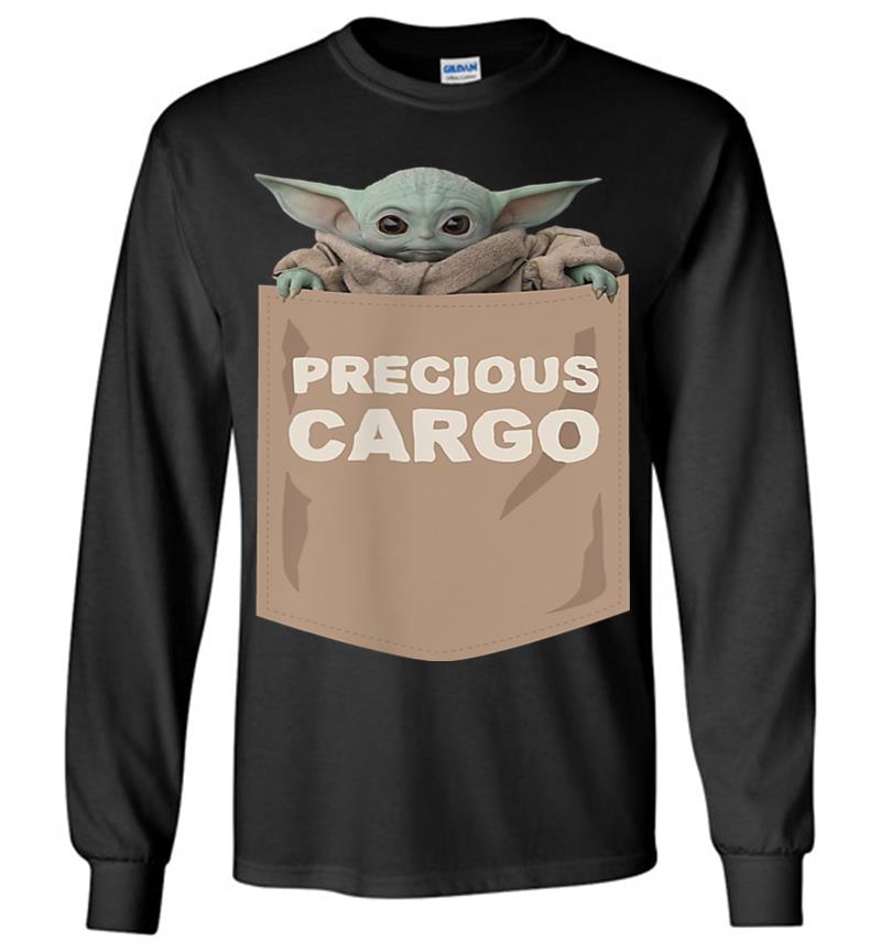 Star Wars The Mandalorian The Child Precious Cargo Pocket Long Sleeve T-Shirt