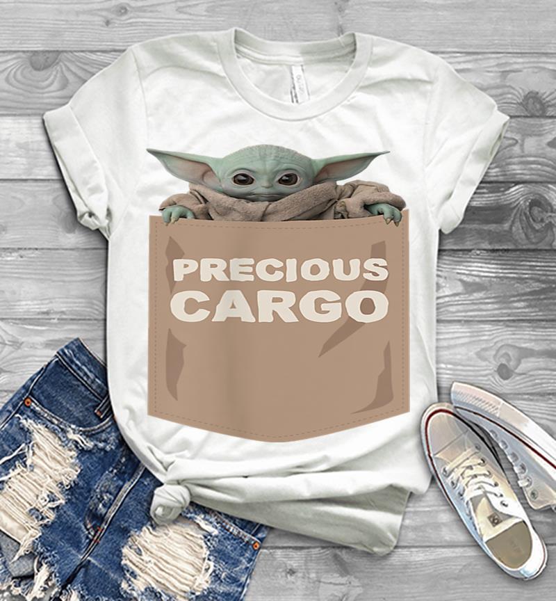 Inktee Store - Star Wars The Mandalorian The Child Precious Cargo Pocket Mens T-Shirt Image