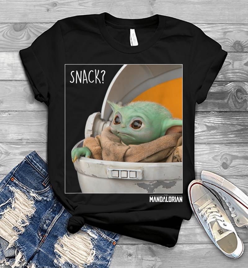Star Wars The Mandalorian The Child Snack Time Men T-shirt