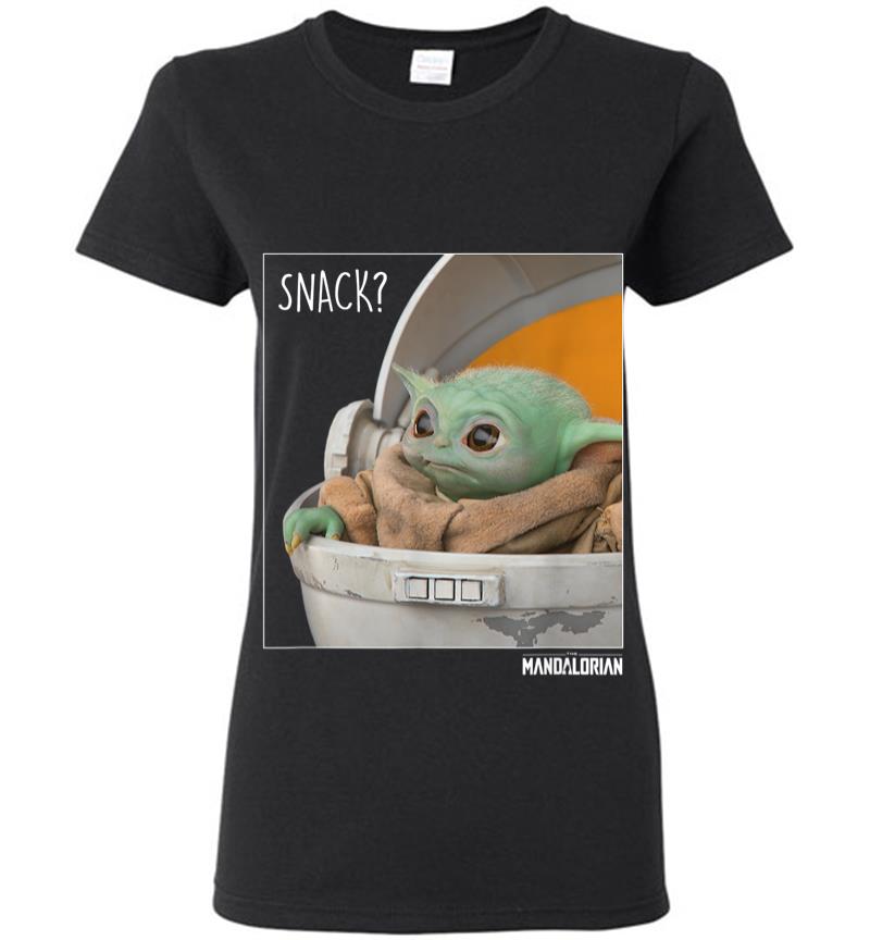 Star Wars The Mandalorian The Child Snack Time Women T-shirt