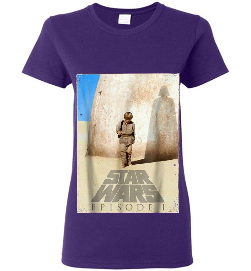 Inktee Store - Star Wars The Phantom Ace Anakin Poster Graphic Womens T-Shirt Image